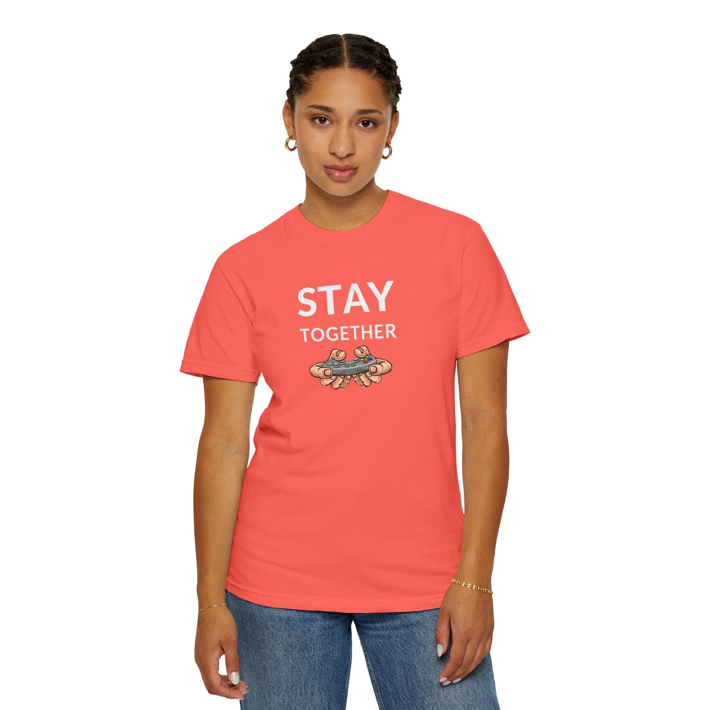 Stay Together Unisex Garment-Dyed T-shirt