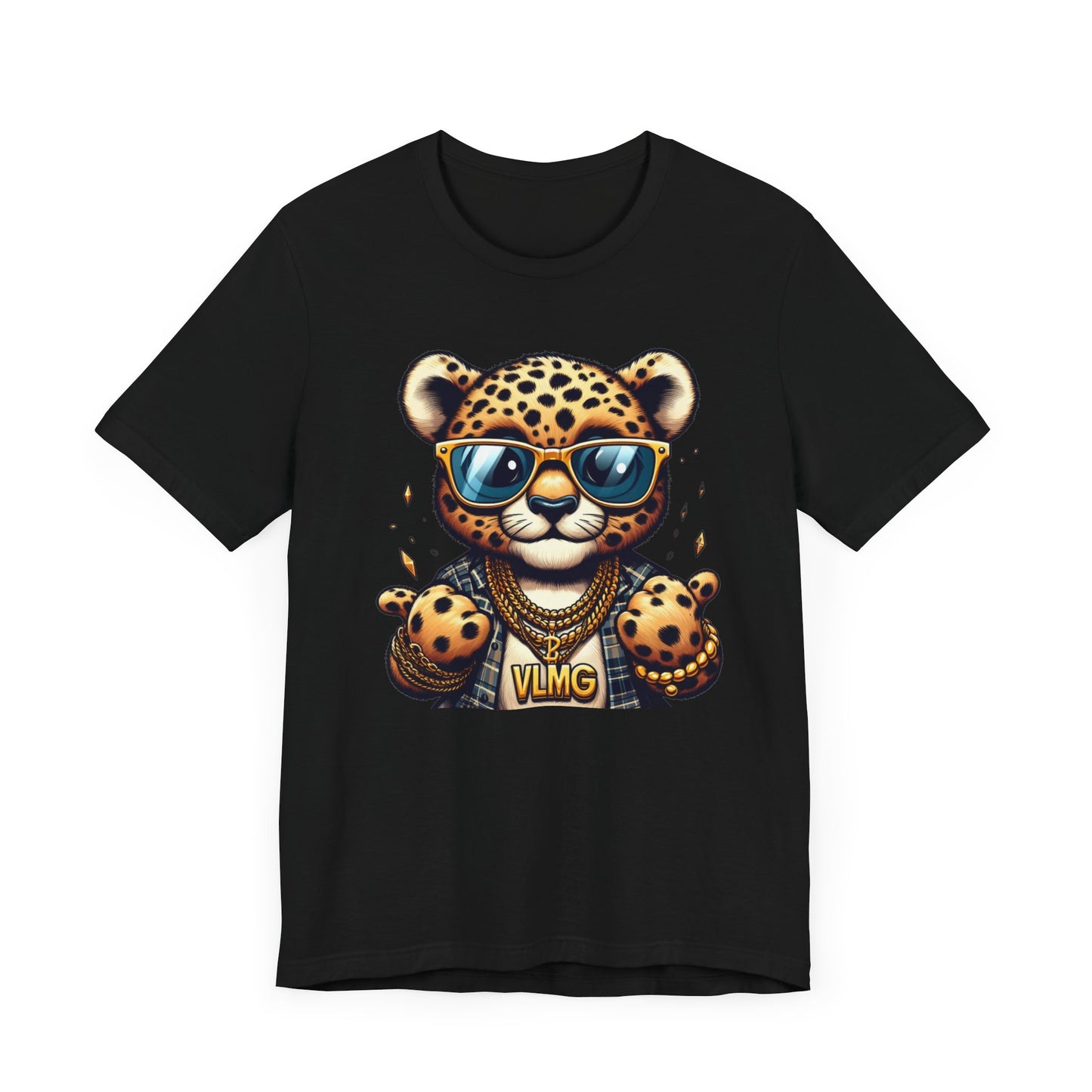 Cheetah Bear Unisex Jersey Short Sleeve Tee