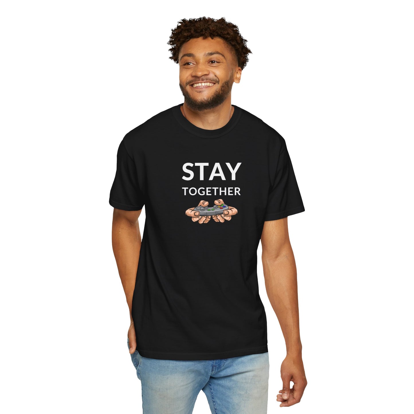 Stay Together Unisex Garment-Dyed T-shirt