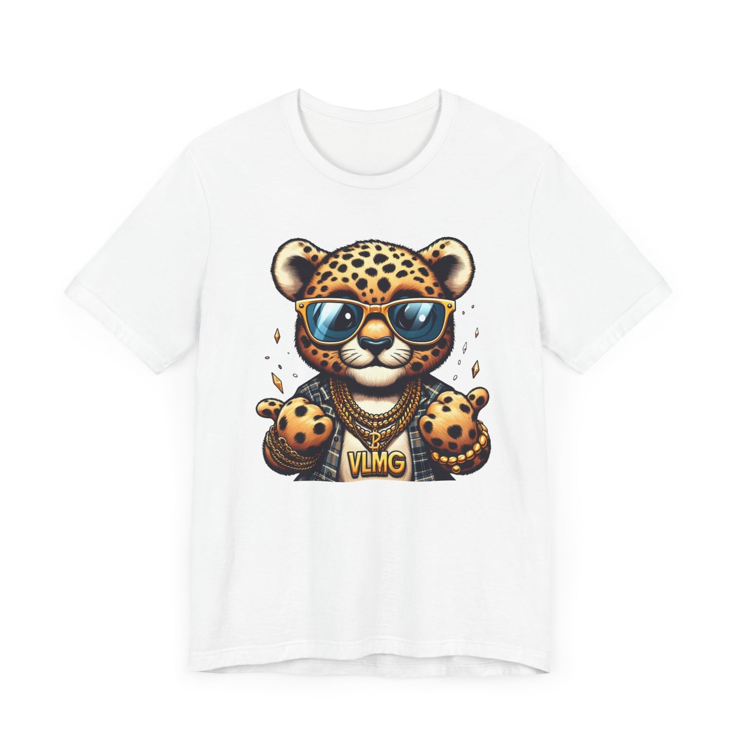 Cheetah Bear Unisex Jersey Short Sleeve Tee