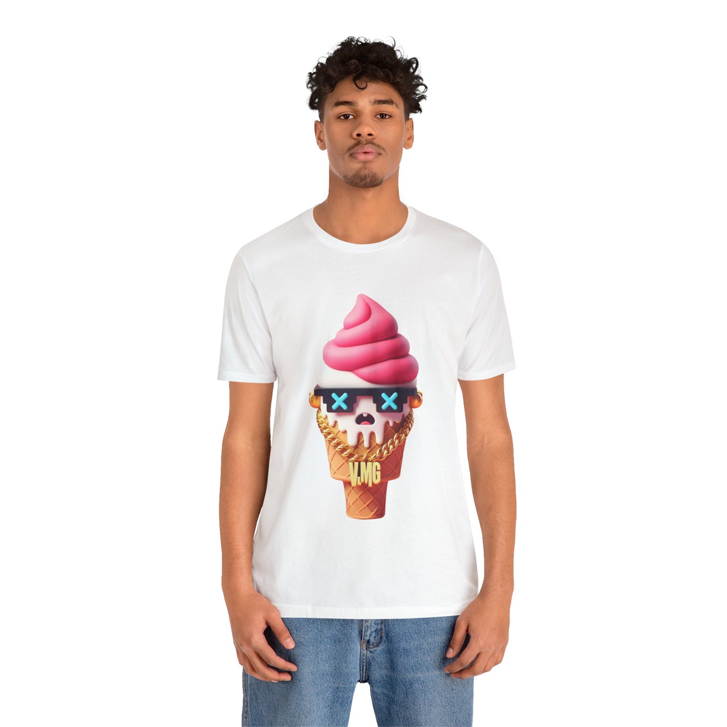 Cream Unisex Jersey Short Sleeve Tee