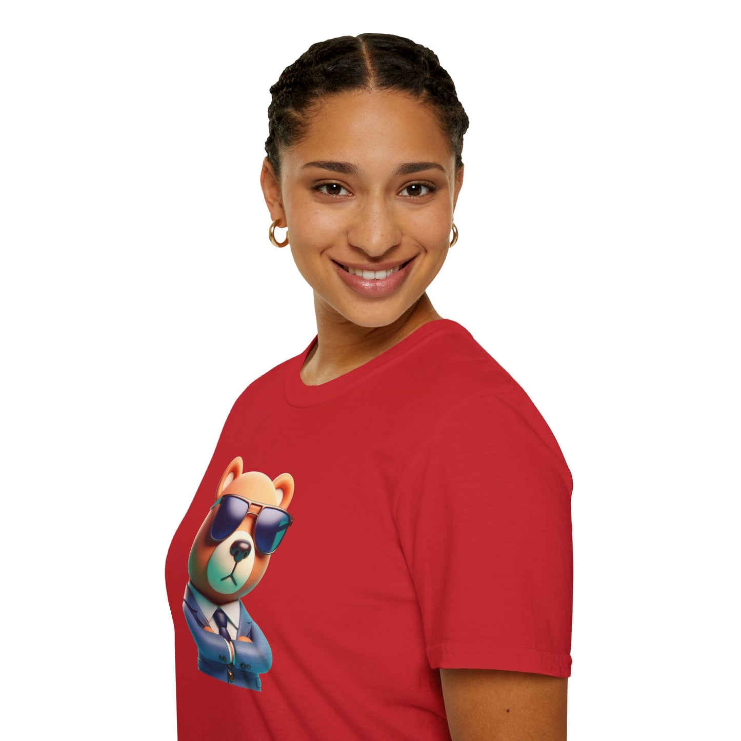 The Business Bear Unisex Softstyle T-Shirt