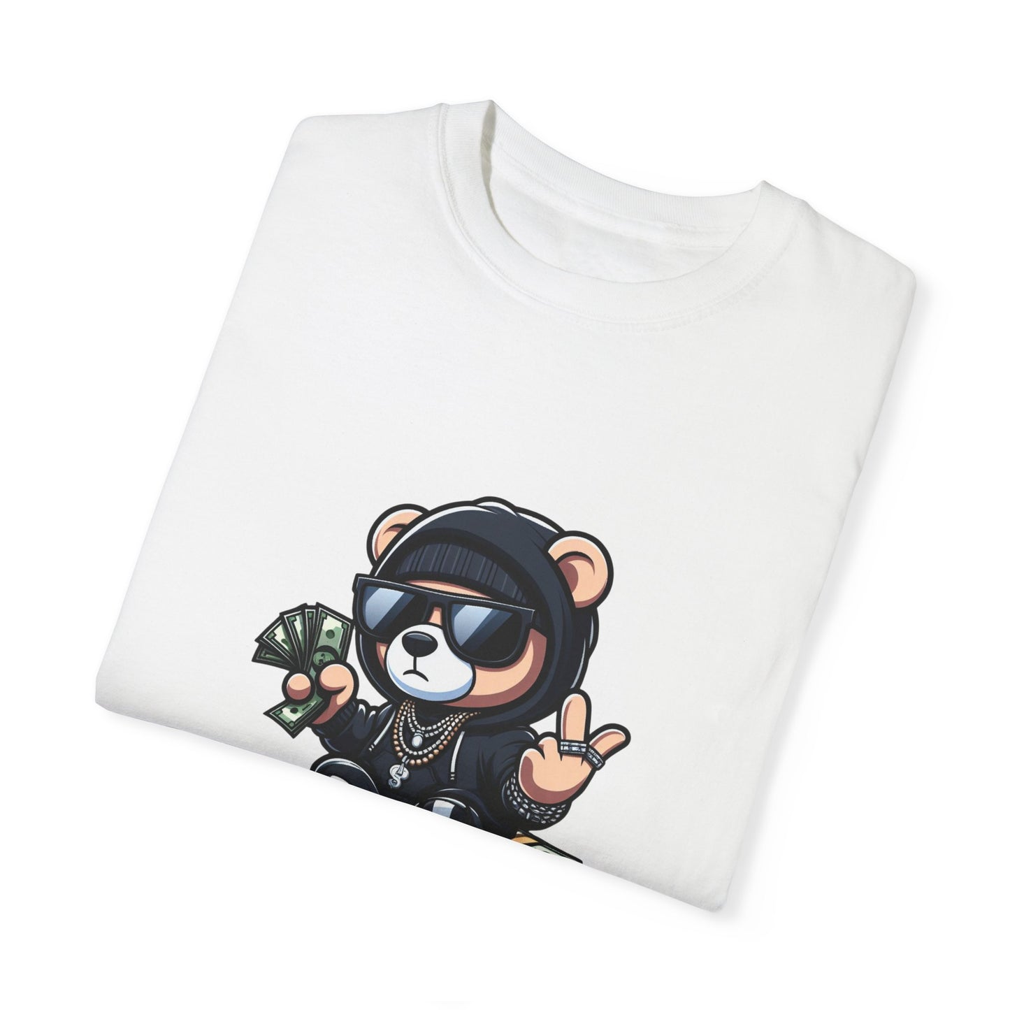 Stacks Bear Unisex Garment-Dyed T-shirt