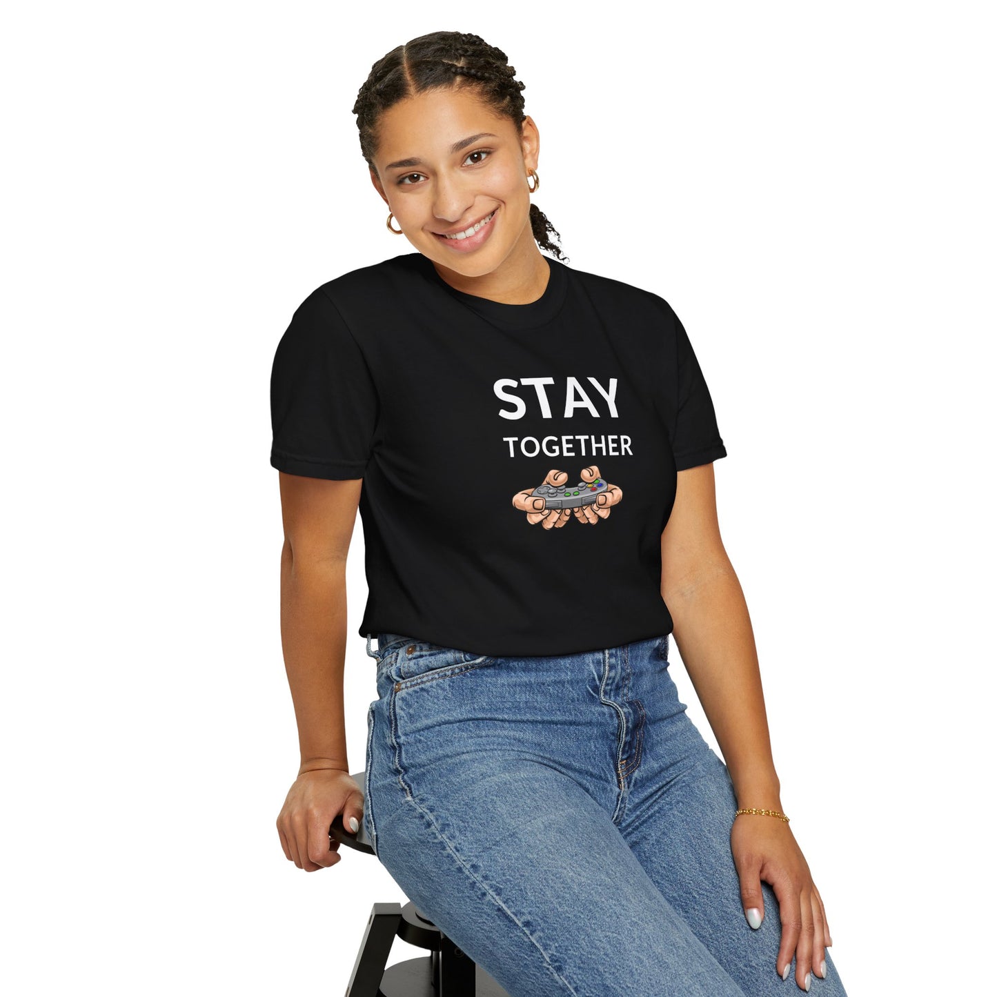 Stay Together Unisex Garment-Dyed T-shirt