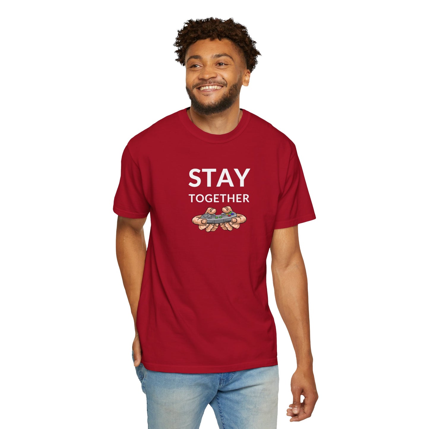 Stay Together Unisex Garment-Dyed T-shirt