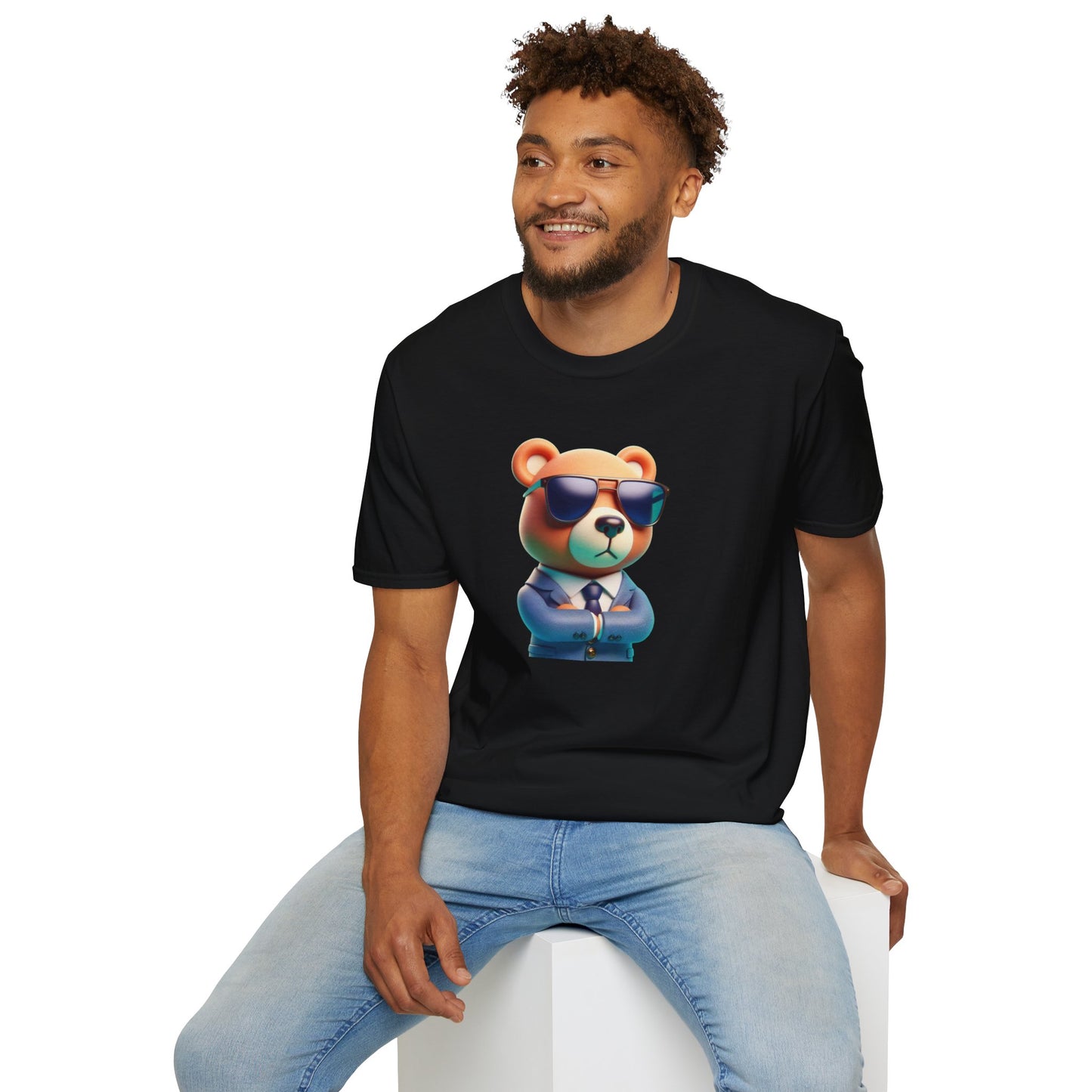 The Business Bear Unisex Softstyle T-Shirt