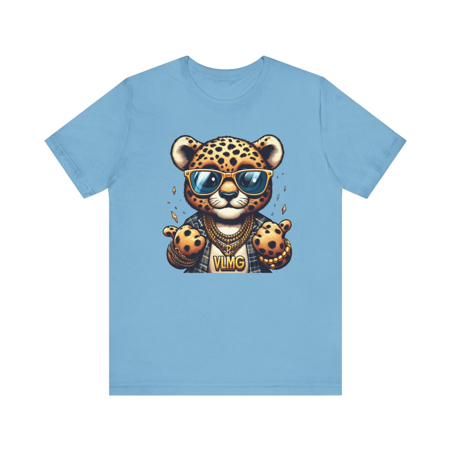 Cheetah Bear Unisex Jersey Short Sleeve Tee