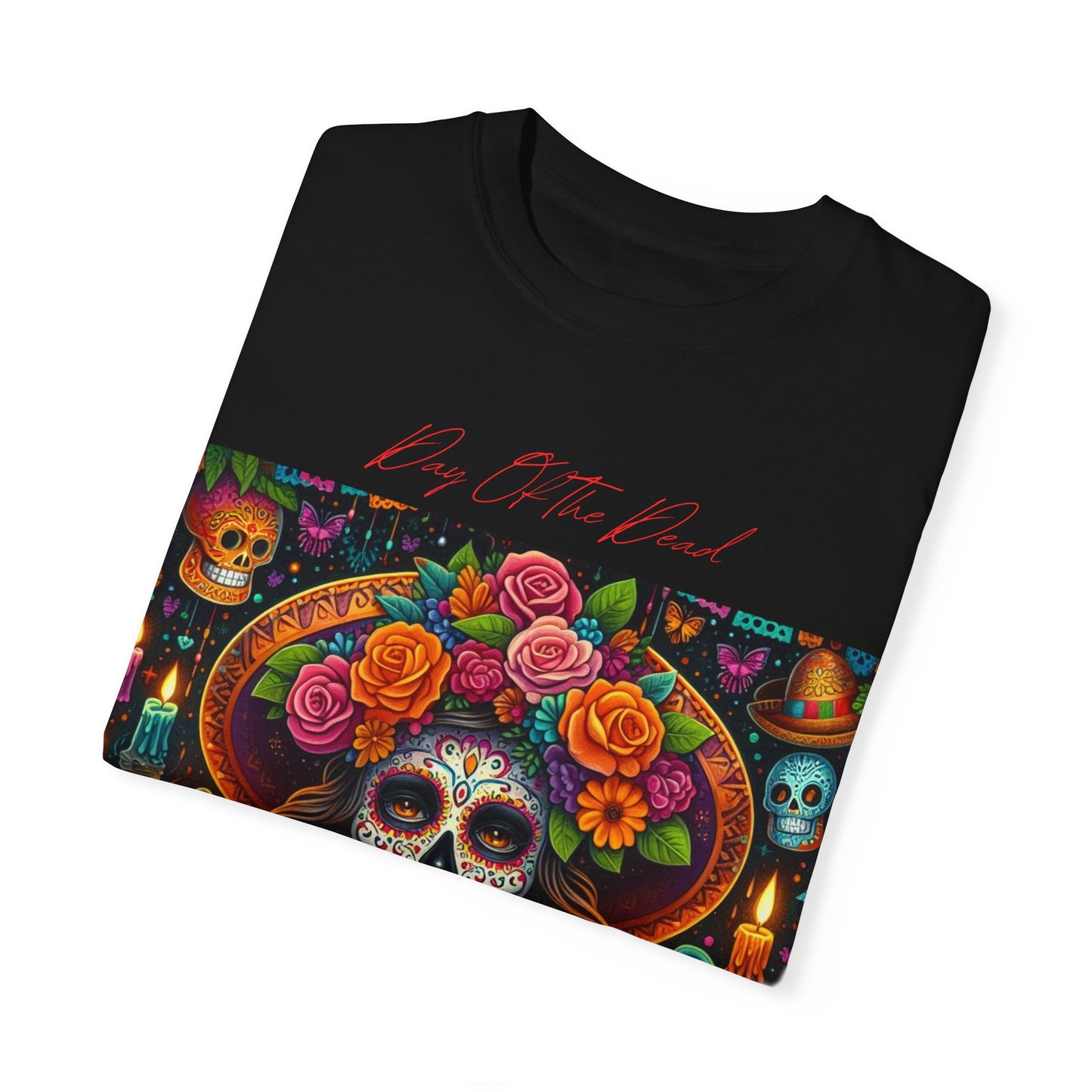 Day Of The Dead Unisex Garment-Dyed T-shirt