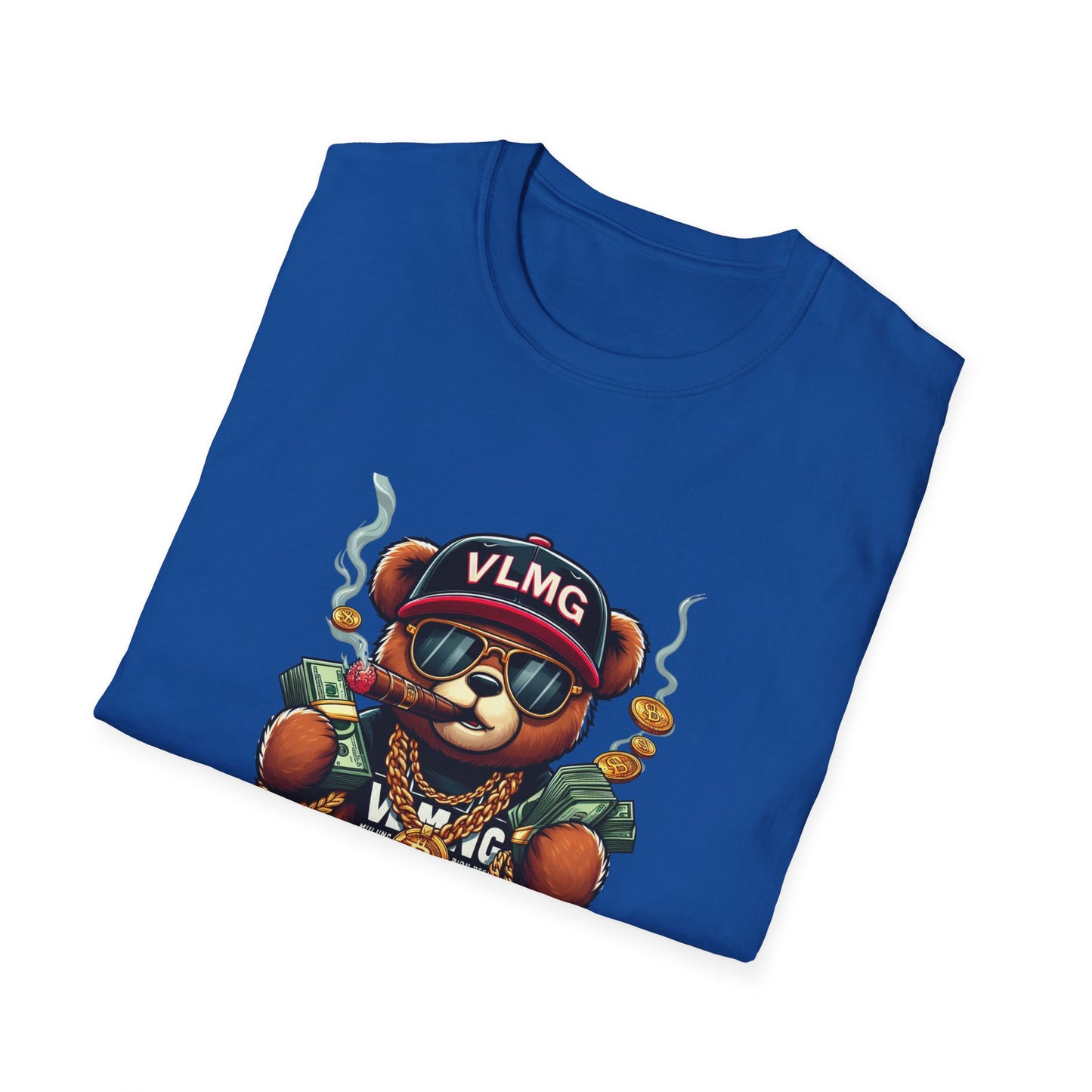 Fly Teddy Bear Unisex Softstyle T-Shirt