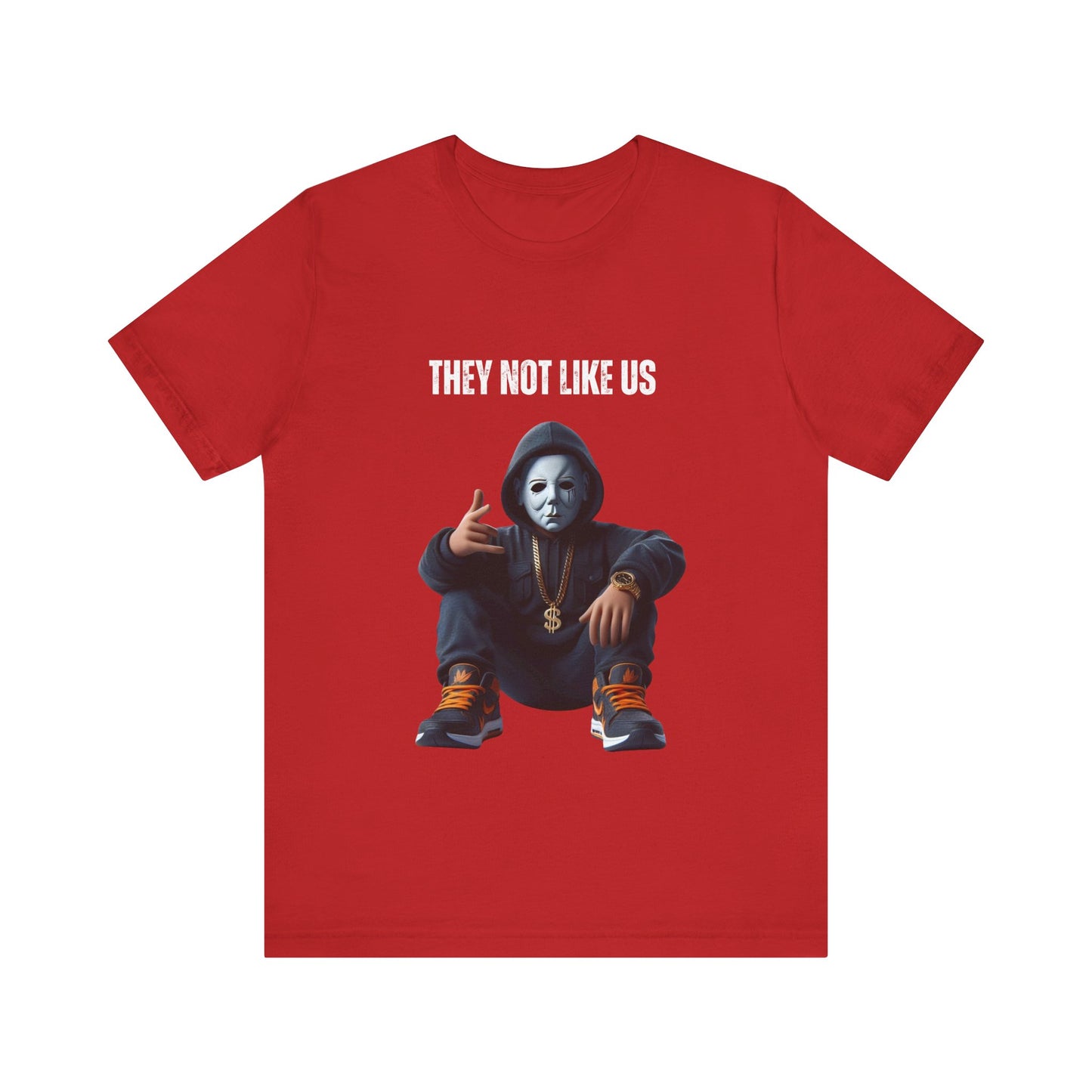 Not Like Us Halloween Unisex Jersey Short Sleeve Tee