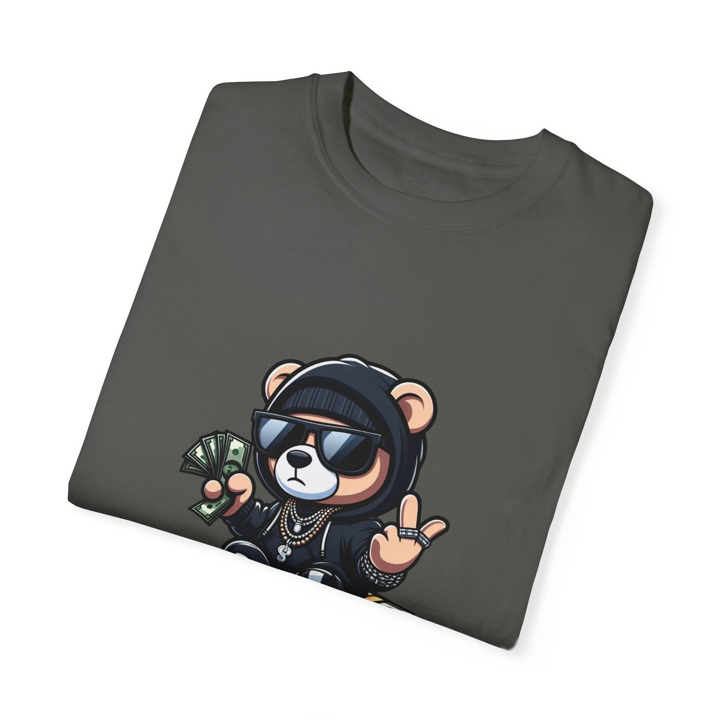 Stacks Bear Unisex Garment-Dyed T-shirt