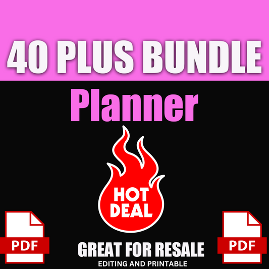 Introducing the 40+ Planner Mega Kit – Your Ultimate Social Media Success Companion! 🚀💼 Designed for the seasoned pros, this comprehensive kit empowers you to navigate the ever-evolving world of social media with finesse.