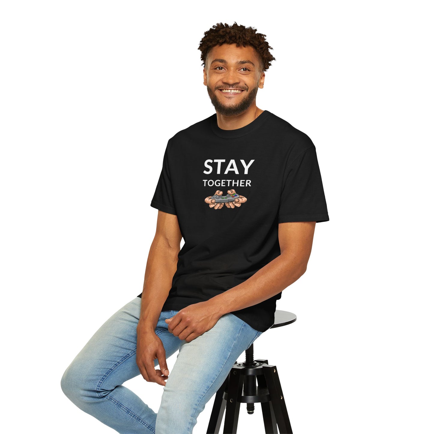 Stay Together Unisex Garment-Dyed T-shirt