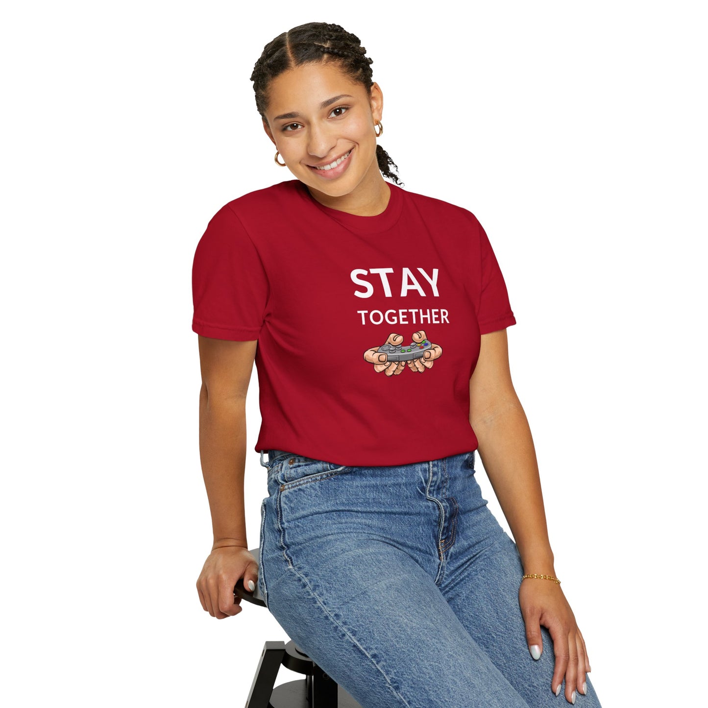 Stay Together Unisex Garment-Dyed T-shirt