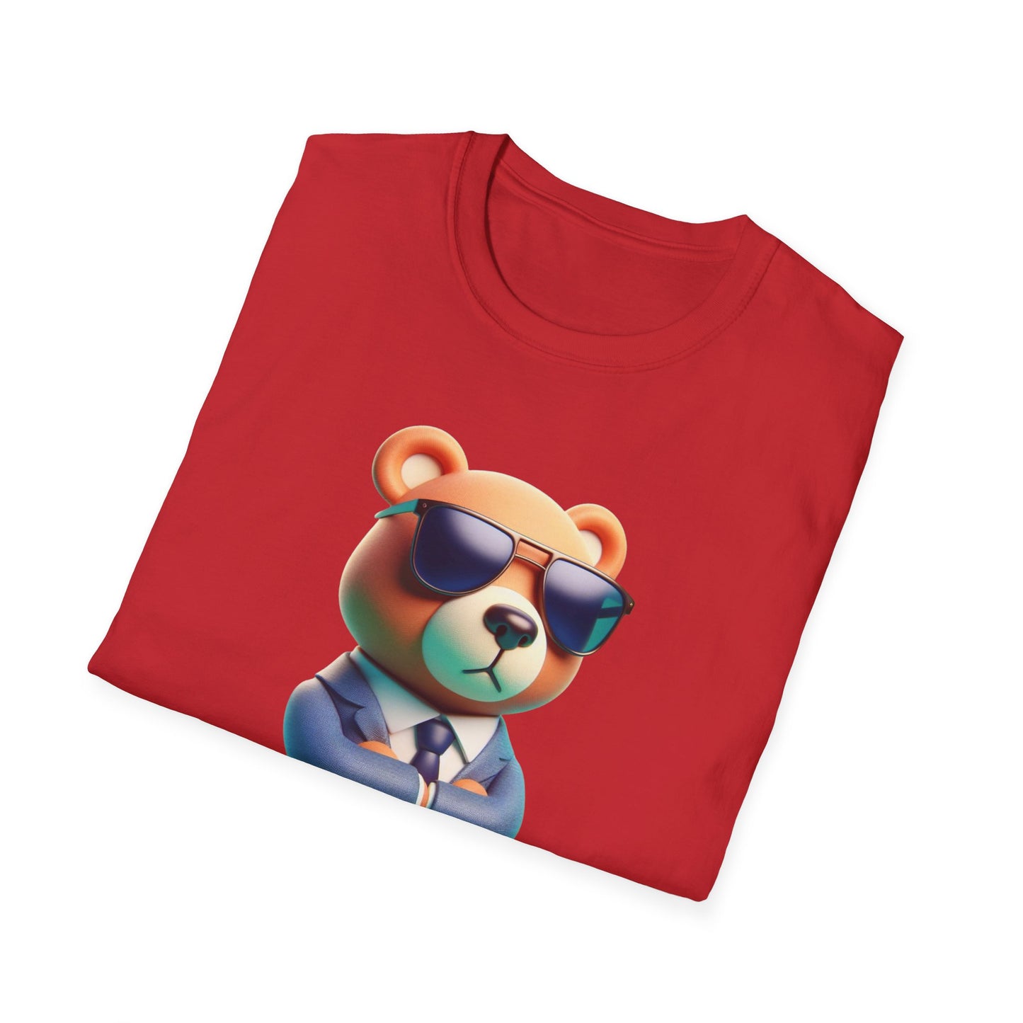 The Business Bear Unisex Softstyle T-Shirt