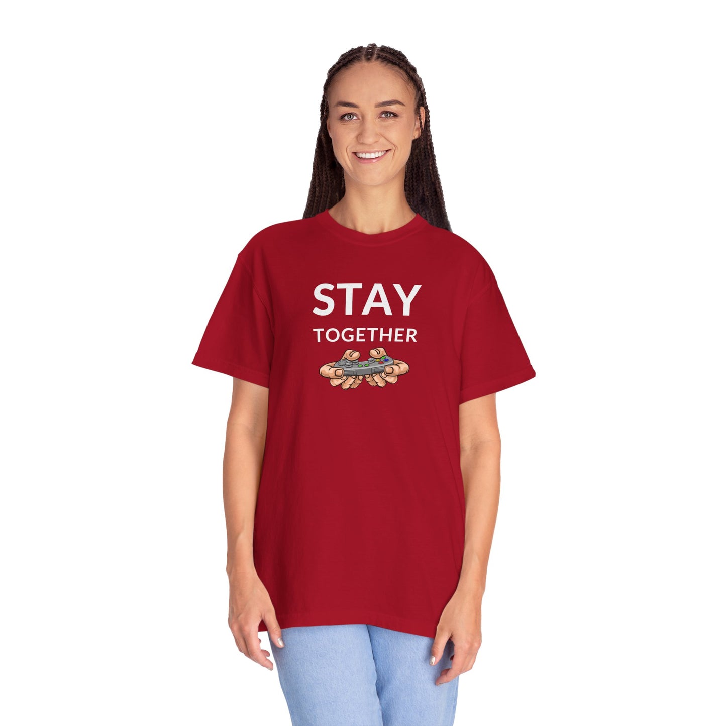 Stay Together Unisex Garment-Dyed T-shirt