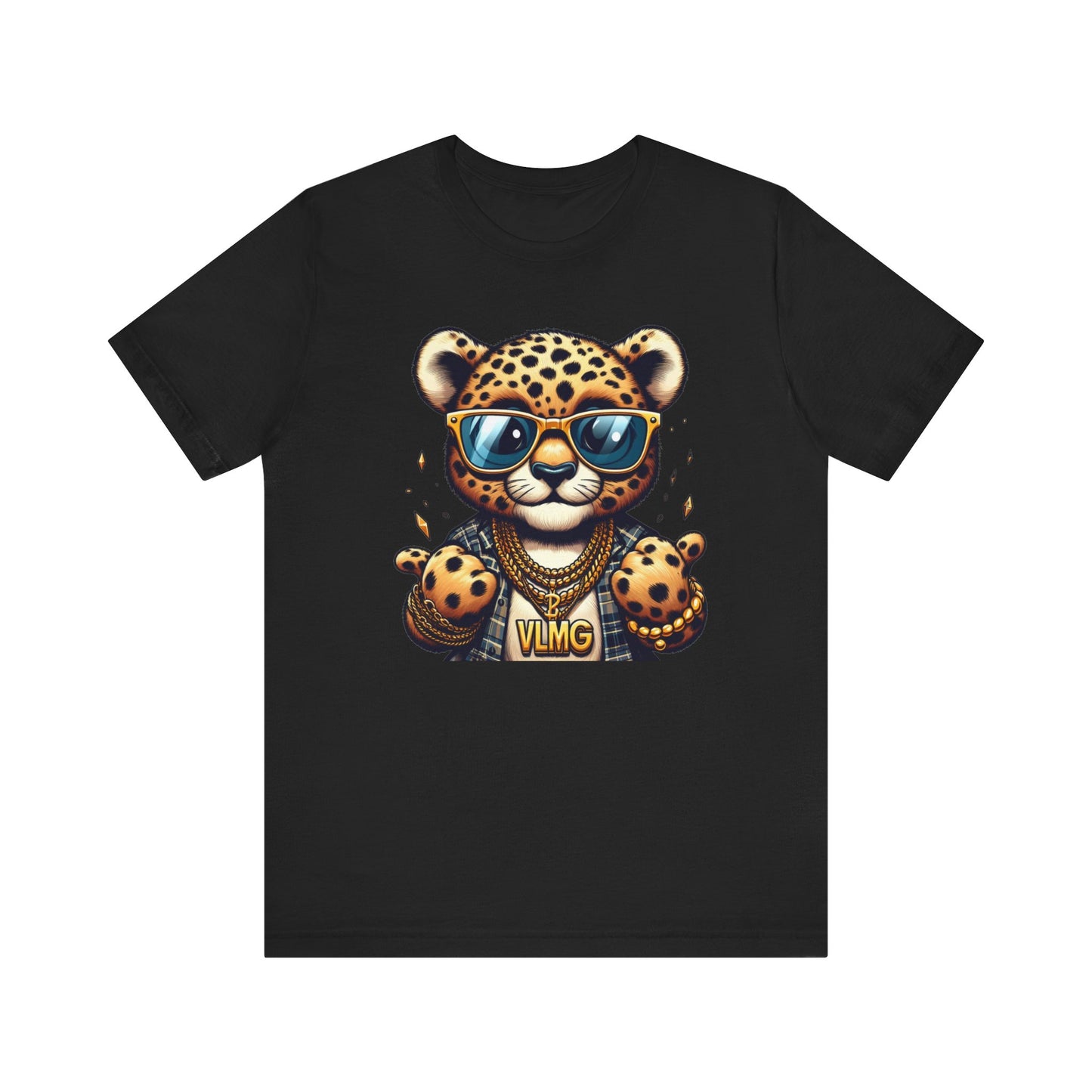 Cheetah Bear Unisex Jersey Short Sleeve Tee