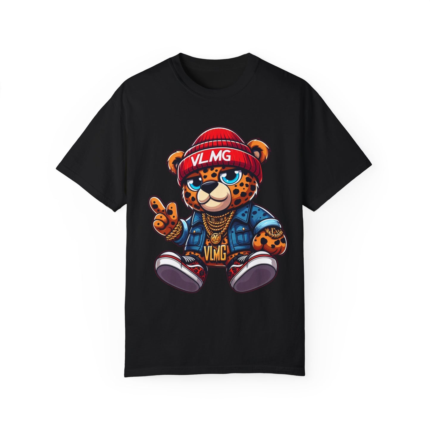 VLMG Teddy Bear Unisex Garment-Dyed T-shirt