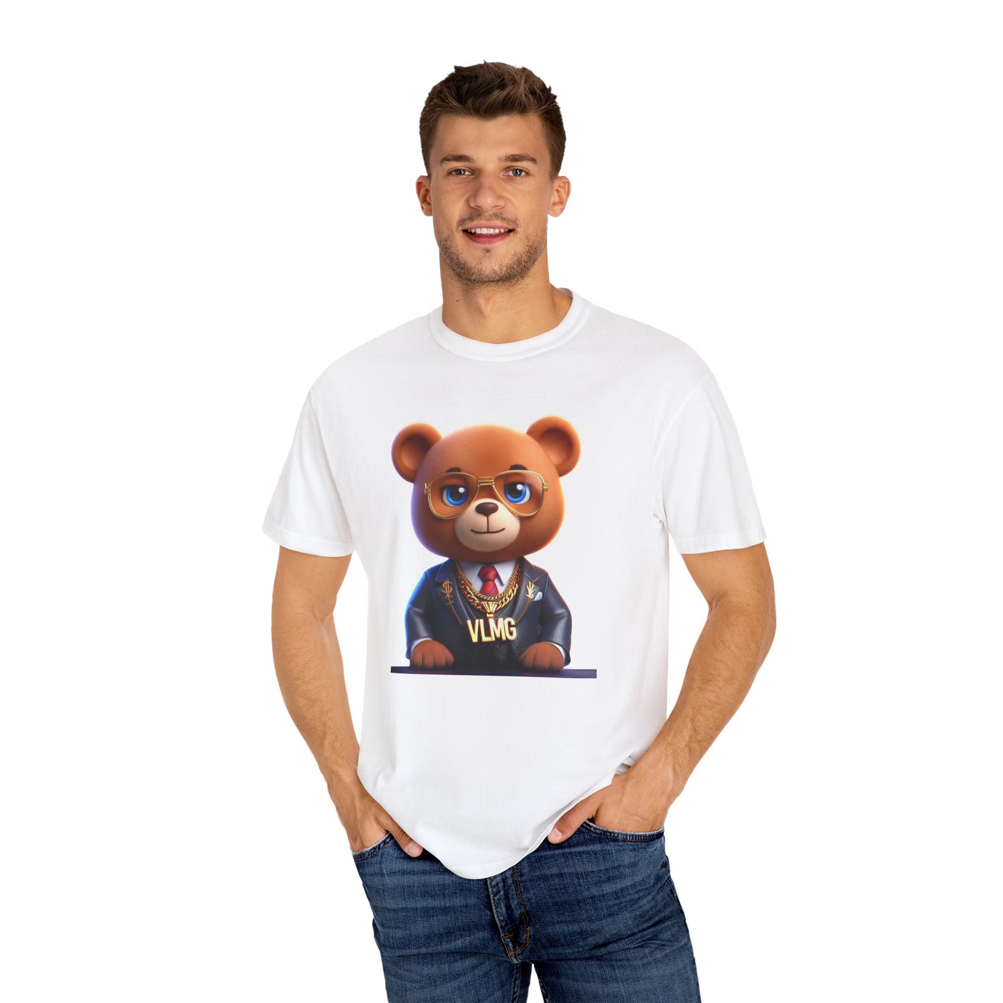 All about business bear Unisex Garment-Dyed T-shirt