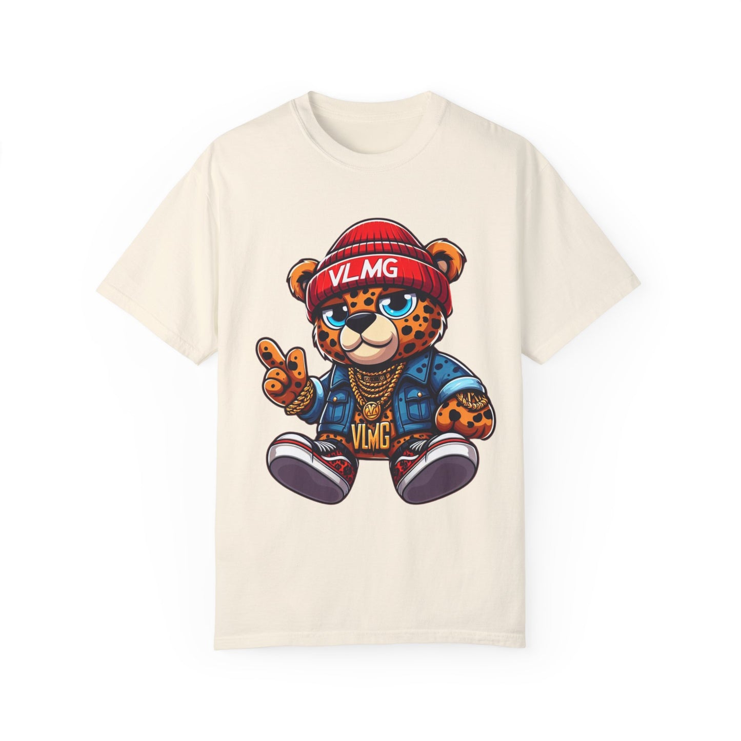 VLMG Teddy Bear Unisex Garment-Dyed T-shirt