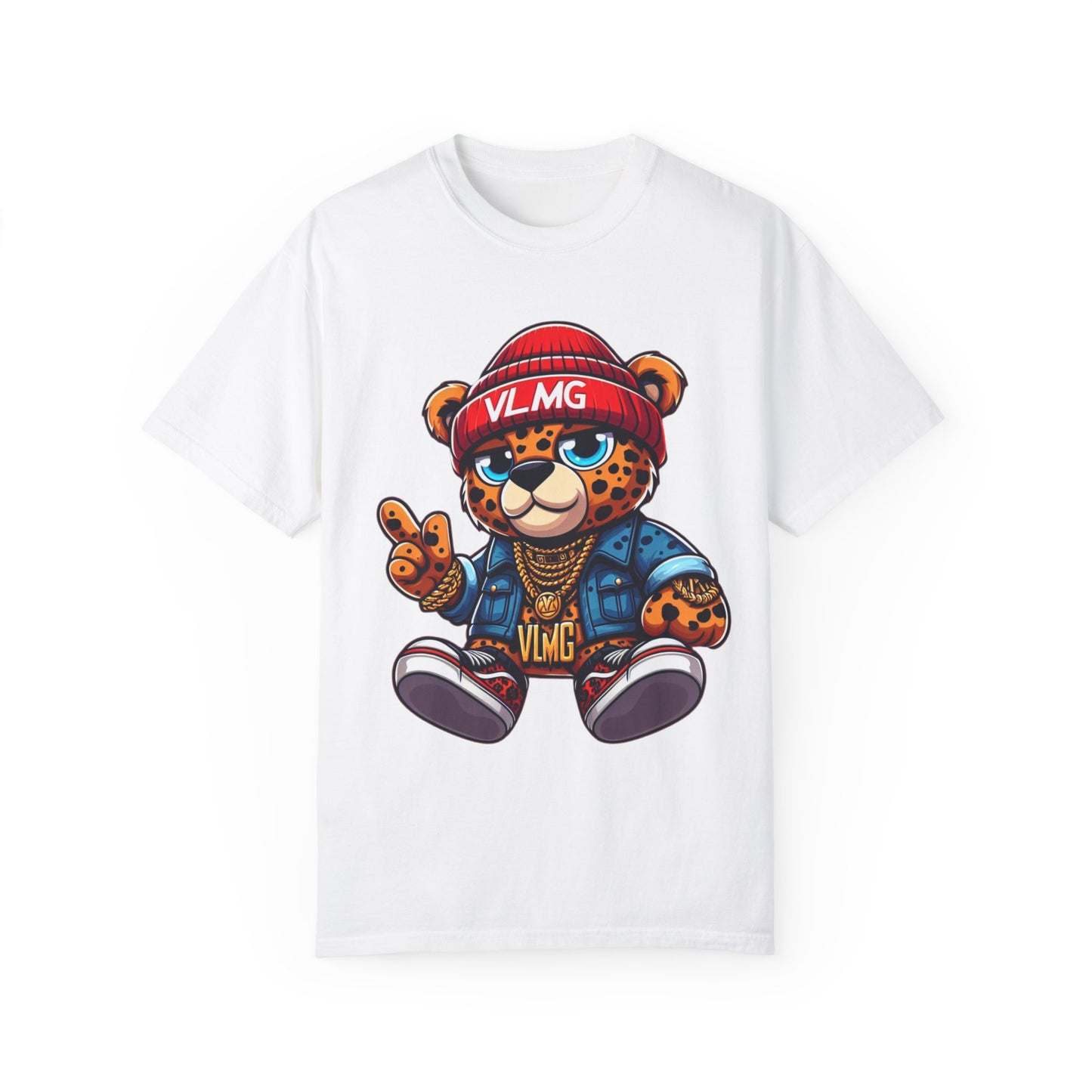 VLMG Teddy Bear Unisex Garment-Dyed T-shirt