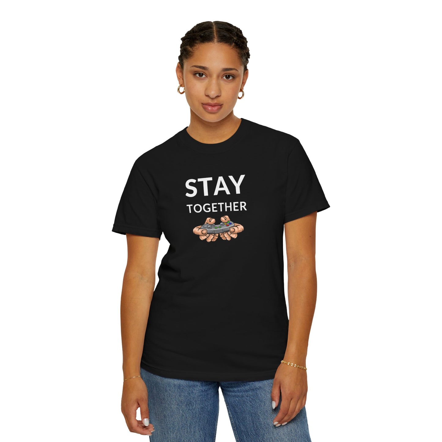 Stay Together Unisex Garment-Dyed T-shirt