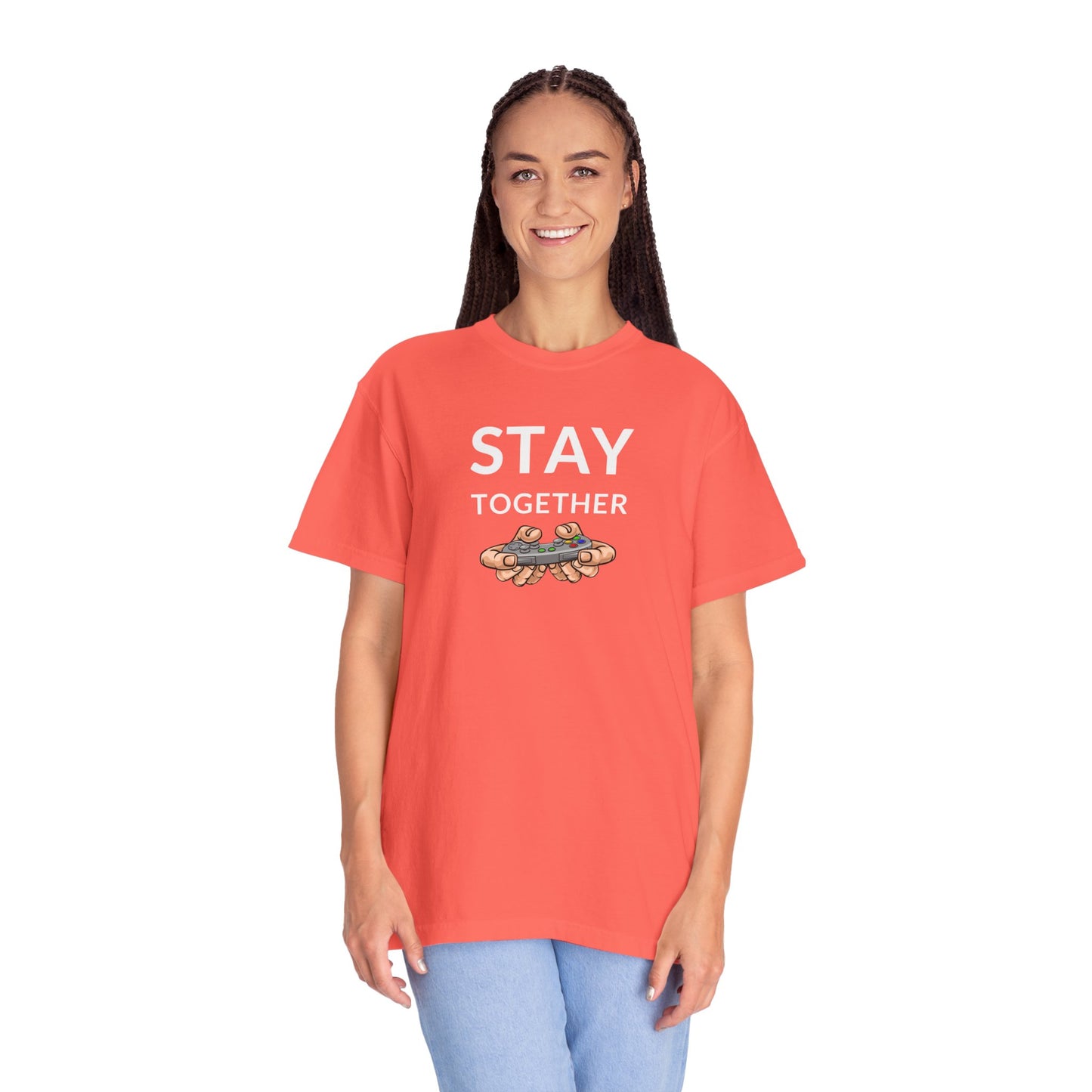 Stay Together Unisex Garment-Dyed T-shirt