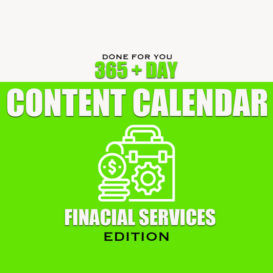 Elevate your financial services game with our exclusive 365+ Day Financial Services Content Calendar – your strategic companion for a year of insightful content, client engagement, and industry authority!