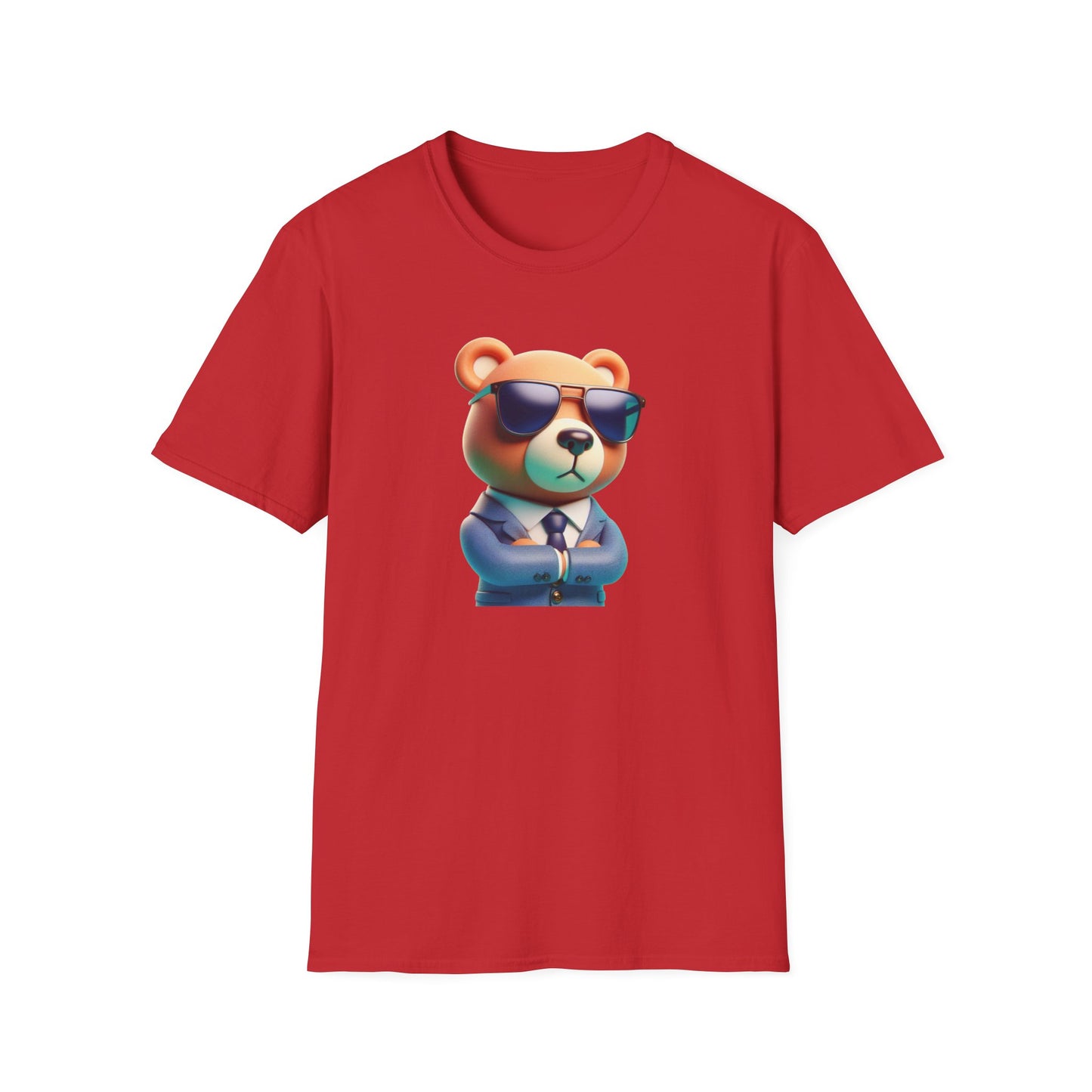 The Business Bear Unisex Softstyle T-Shirt