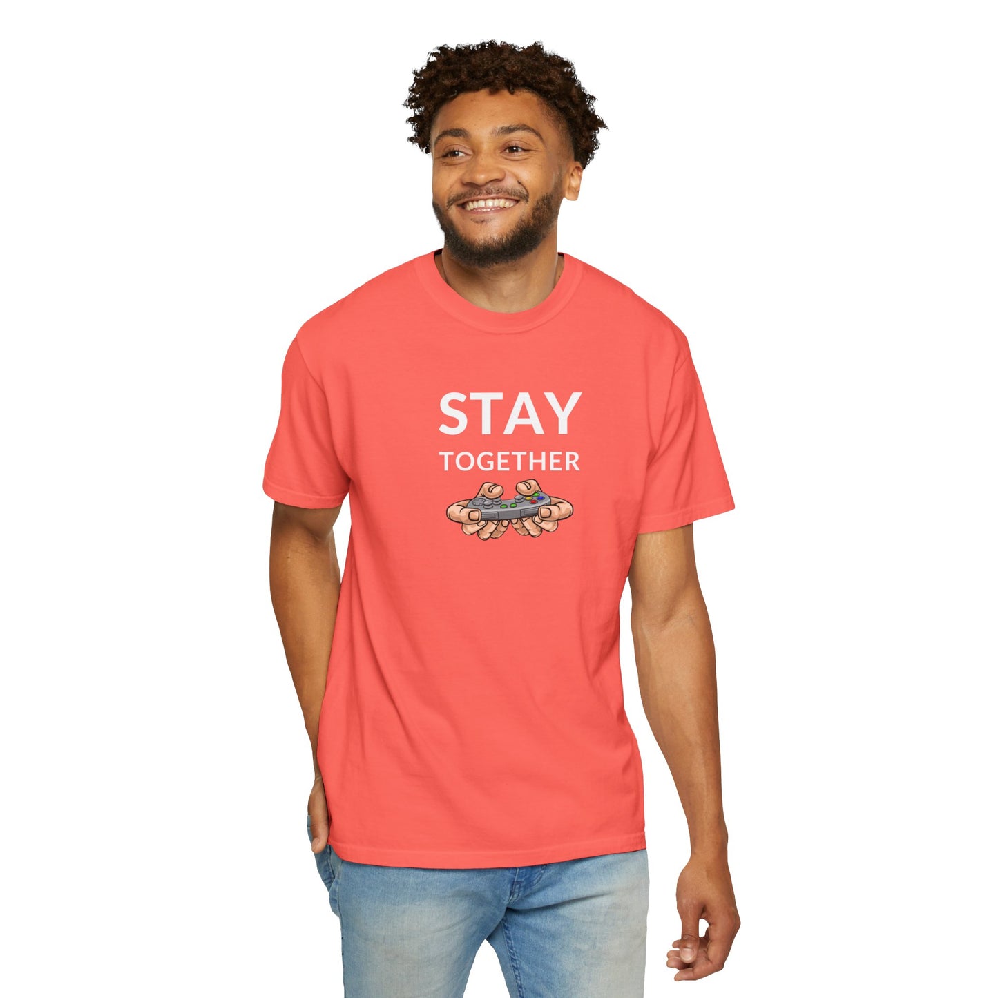 Stay Together Unisex Garment-Dyed T-shirt