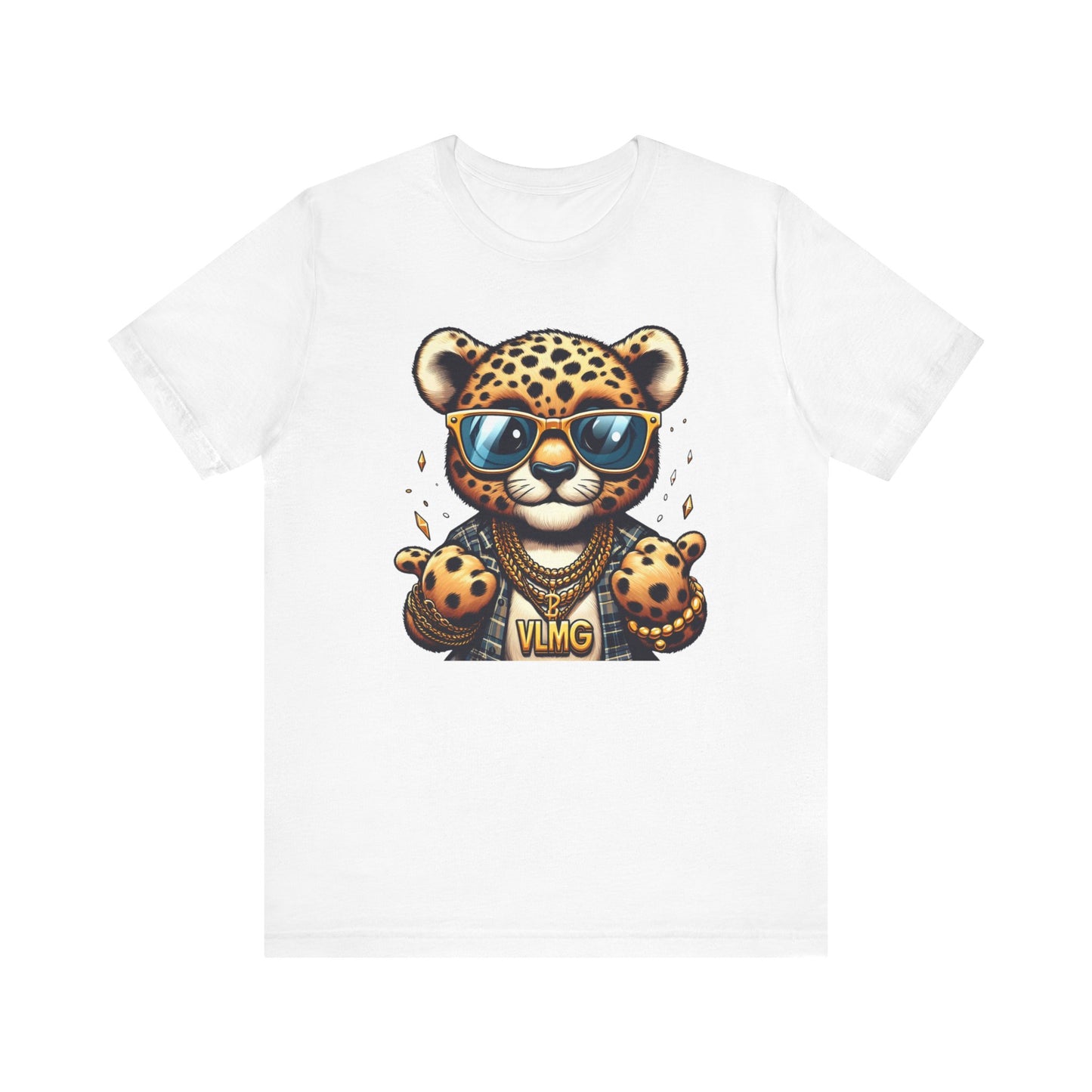 Cheetah Bear Unisex Jersey Short Sleeve Tee