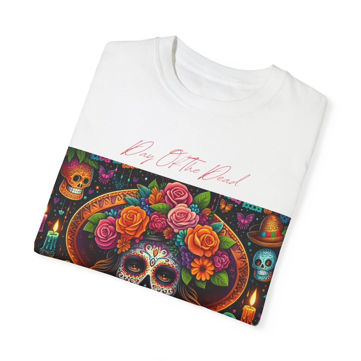 Day Of The Dead Unisex Garment-Dyed T-shirt