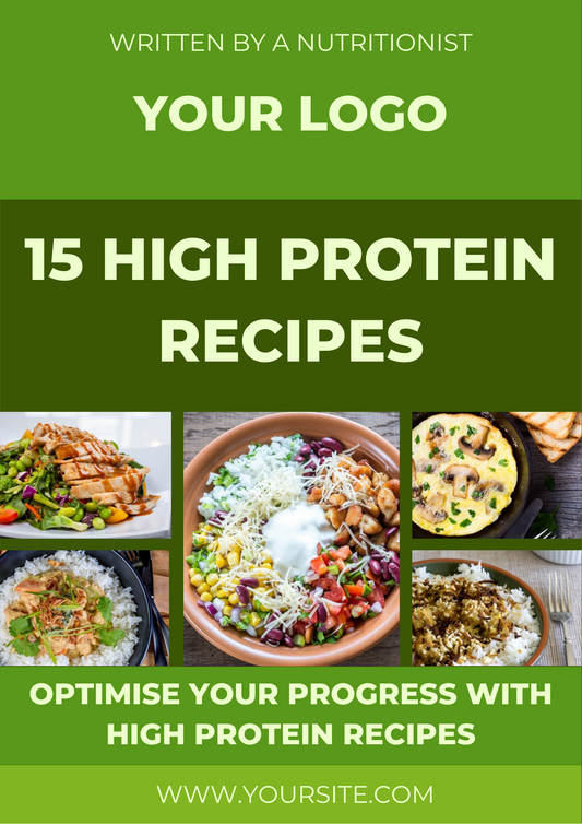15 High Protein Recipes PLR ebook
